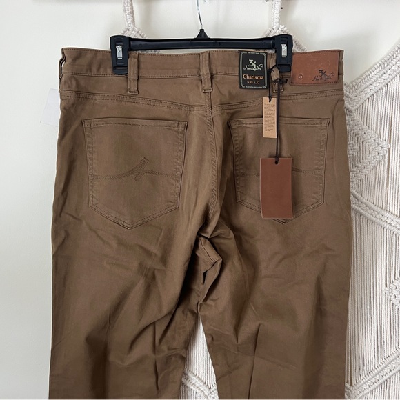 34 Heritage Charisma Brown Straight-Leg Pants 38 X 32 NWT - Picture 7 of 16